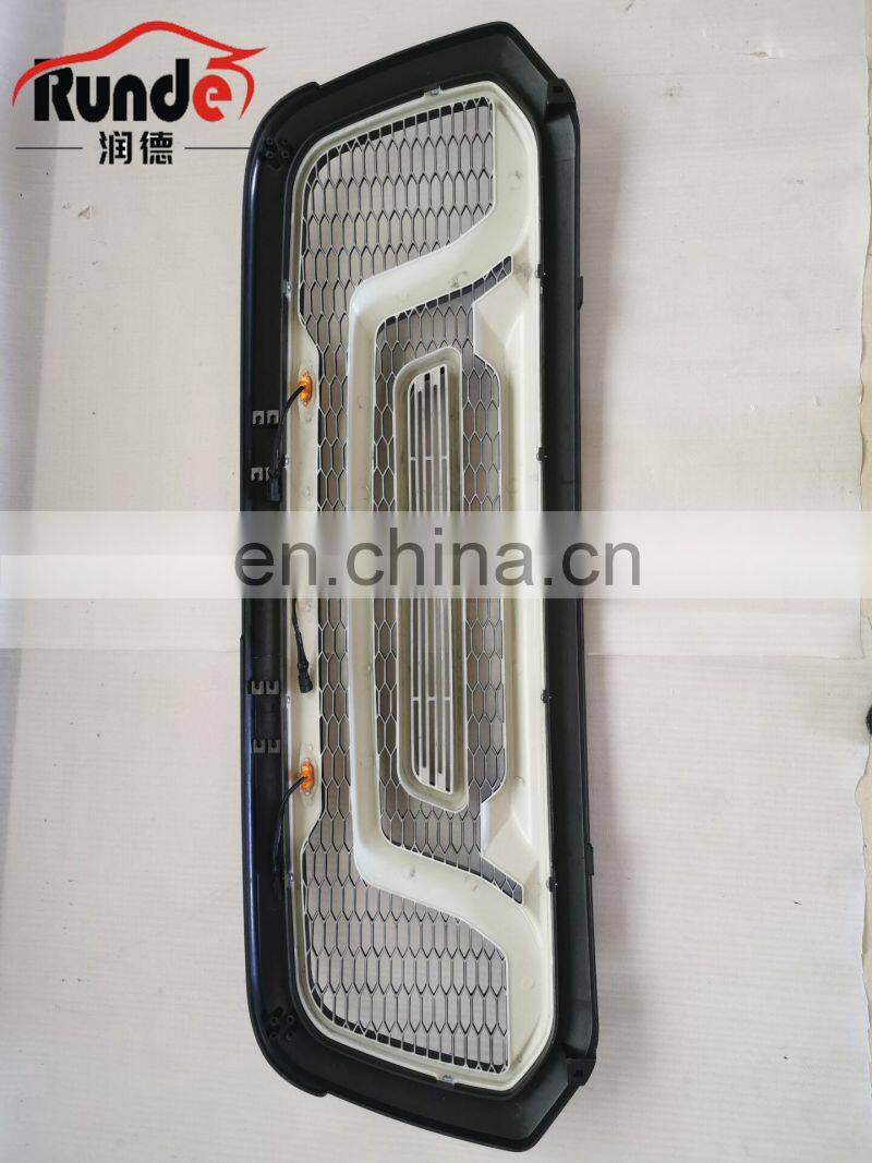 Runde Car Modification Accessories ABS Material Front Grille With Lamp For 2013-2018Dodge Ram 1500 Pickup front grille