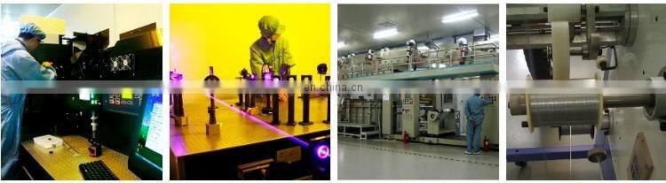 Registered brand silk hologram yarn with logo & name