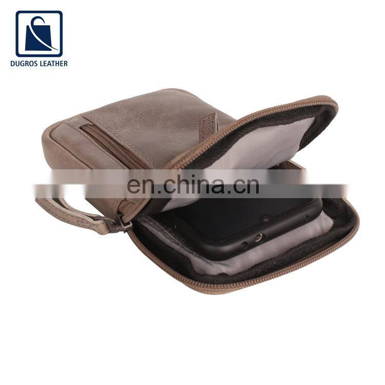 2021 Latest Arrival Cotton Lining Material Women Genuine Leather Mobile Case for Sale