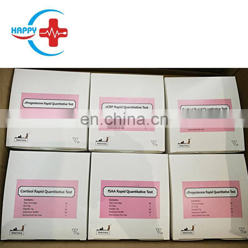 HC-R059A Vet Touch screen animal progesterone test Analyzer poct/CRP/ HbA1c analyzer for animal