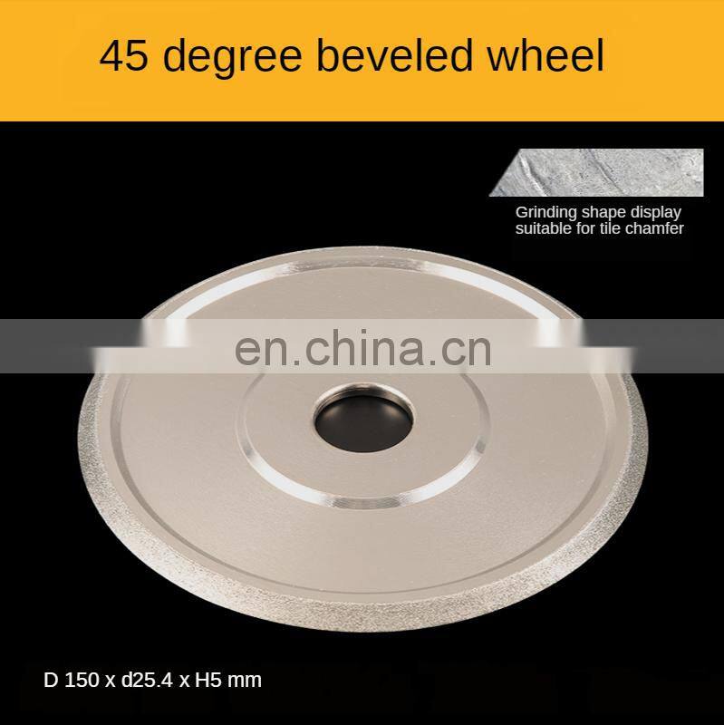 For Wandeli qx-zd-1200 tile cutting machine ceramic tile bevel round edge grinding wheel slotting saw blade