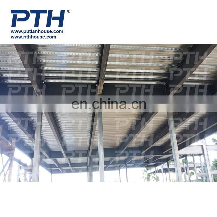 High Rise Prefabricated House Building Frame Construction Hotel Steel Structure