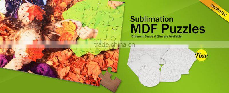 Promotional Original MDF Puzzle MDF Blank Board MDF Cork Coasters Sublimation