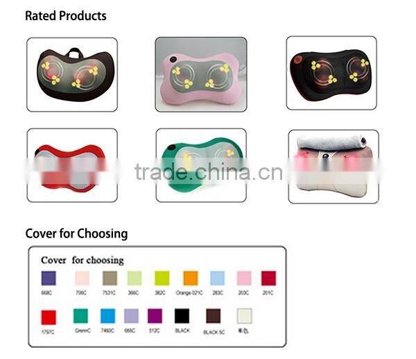 Comfortable electric kneading and car neck massage pillow neck support pillow for car seat