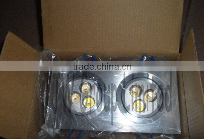 HIGH POWER 6*1W Recessed LED ceiling light modern design