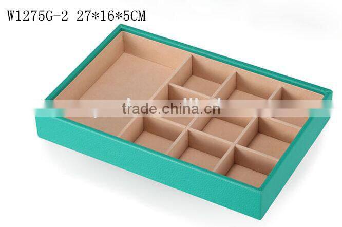 W1275G-4 Wholesale Alibaba Stackable Jewelry Display Tray Cardboard Packaging Cosmetic Box