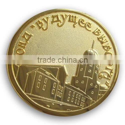 customized russia coin 3D falcon logo coin