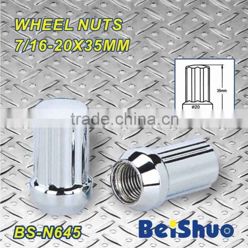 chrome wheel nuts