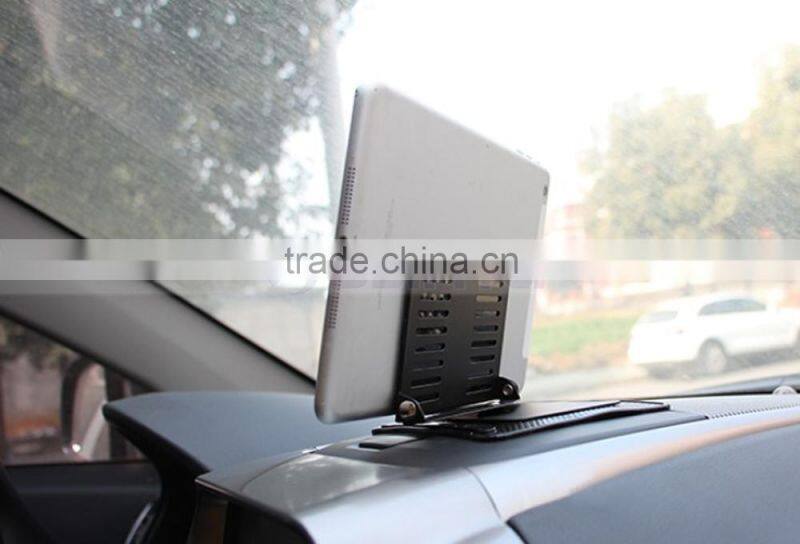 PU Metal sticky pads Car Bracket Phone Holder Stand for phone GPS Tablet 360 Degree Anti Slip Mats