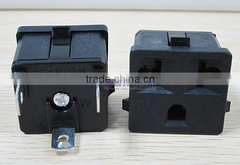 AC 125V 15A 3 Terminals US Type Plug US Outlet Power Socket