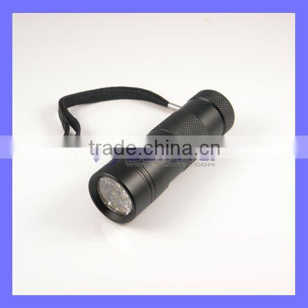 12 LED UV UltraViolet Lamp Torch Flashlight
