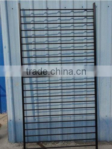 Pool Fencing - Flat Top 1.2m high x 2.4m long - Satin Black