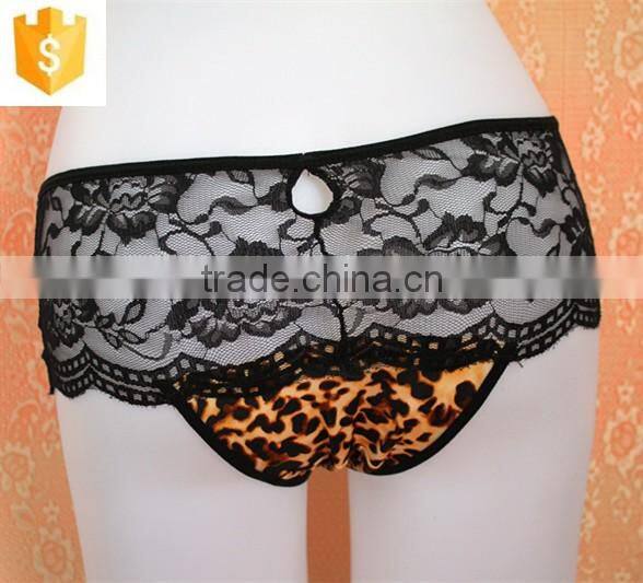 french lace panties leopard print sexy women lingerie