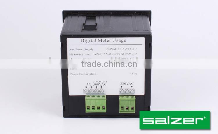 SALZER Brand SA-D96 AC V-A-Hz 96 Three Sets Digital AC Panel meter
