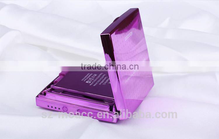 2014 new product wholesale mirror power bank 6000mah