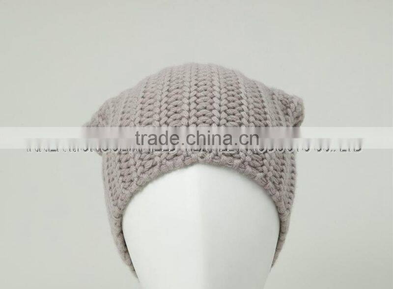 Herringbone Beanie Hat