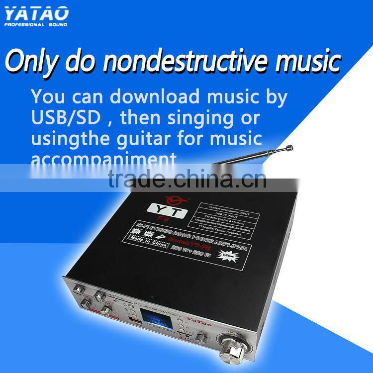 beverage mixer and dispenser YT-F6 with Karaoke support FM/MIC/TF/USB