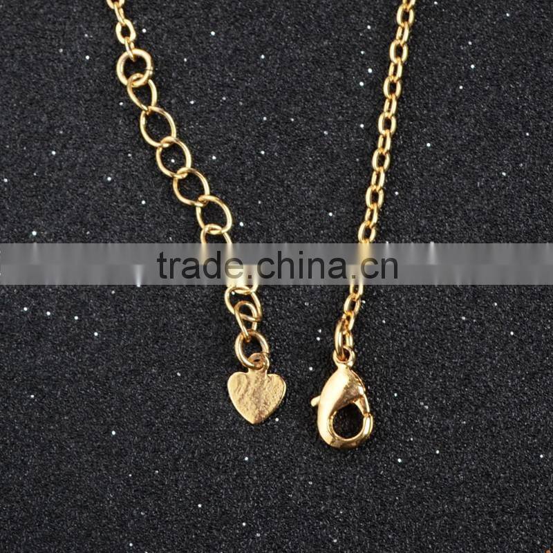14 Inch 14K Wholesales Designs Stainless Steel Mens Jewelry Figaro Chains Link Necklace