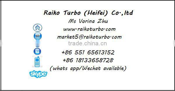 GT2260V Turbo Diesel Parts 742417-0001, 753392-0001 Compressor Housing 791044E 7791044F