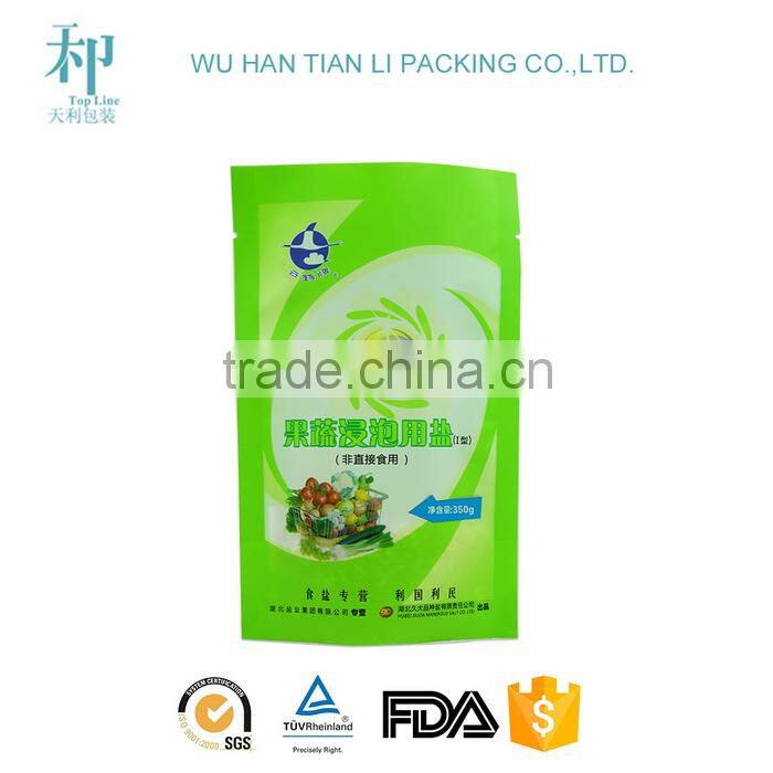 fresh vegetables packaging plastic bag