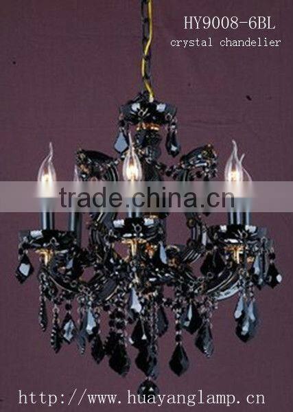 European style Black crystal chandelier light