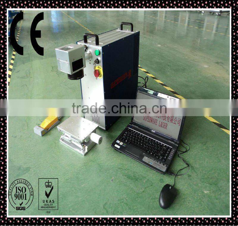Fiber laser marking machine for animal ear tag