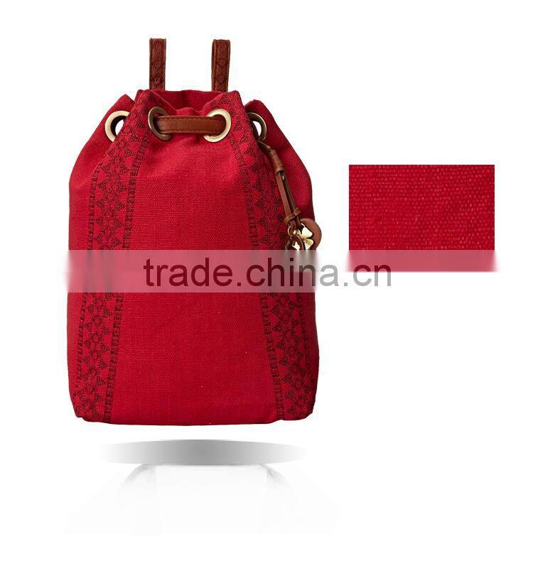 small quantity acceptable high quality wholesale custom leather strap backpack production