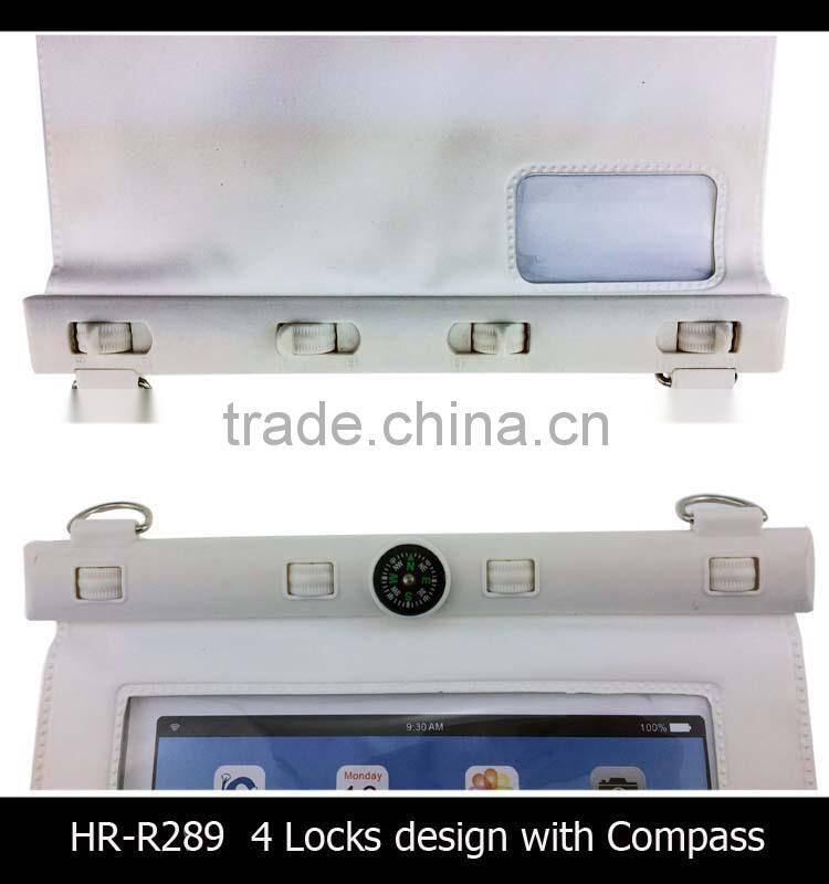 10 feet underwater carabiner neck strap plastic waterproof case