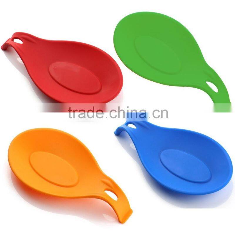 Custom food grade silicone spoon pad for cooking spoon
