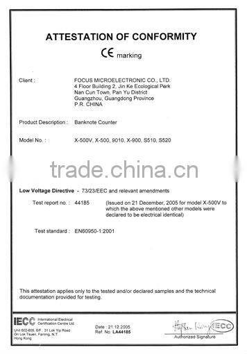 Currency Counter/Money Counter/Bill Counter with UV,MG/MT,IR Fake Notes Detection for Euro(EUR) & Albanian Lek(ALL)