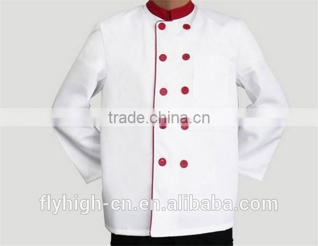 Chef Uniform Custom Logo Cooking Cotton Chef Coat