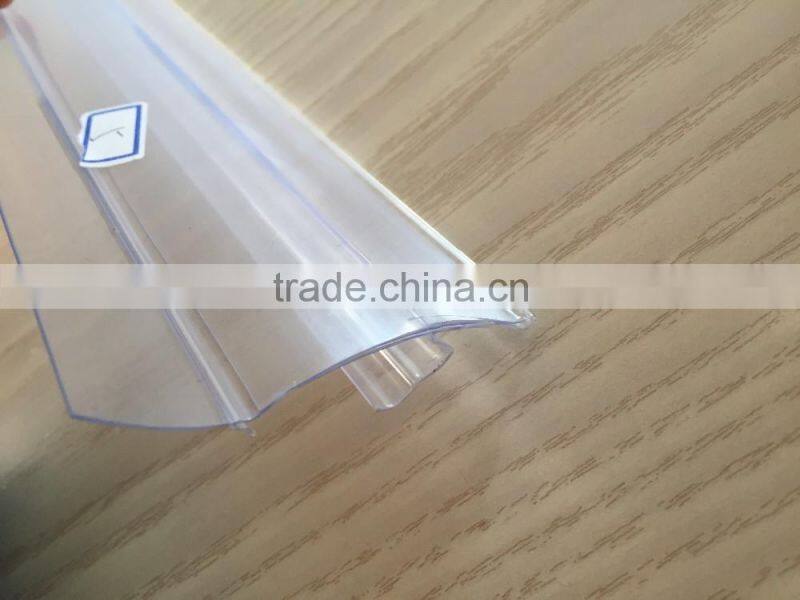 Supermarket shelf price data strip or PVC Flat data strip