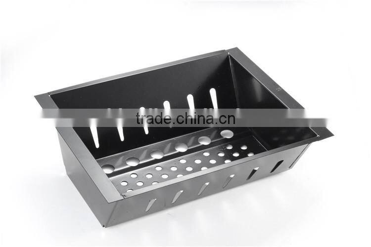 Portable stainless steel charcoal mini barbecue grill