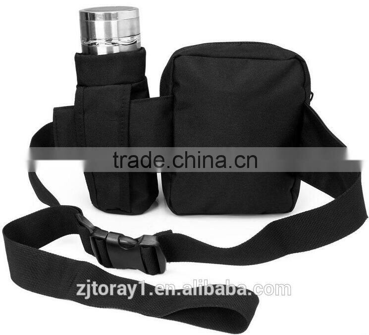 China High Quality Sport Waist Bag With Bottle Holder