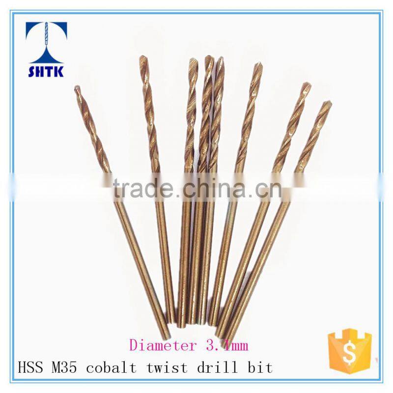factory direct supply, M35 cobalt, drill bit, twist drill bit Dia 3.1mm