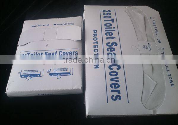 Disposable harf fold Toilet Mat White (20 Pack of 250) Antibacterial Waterproof Seat Cover Paper