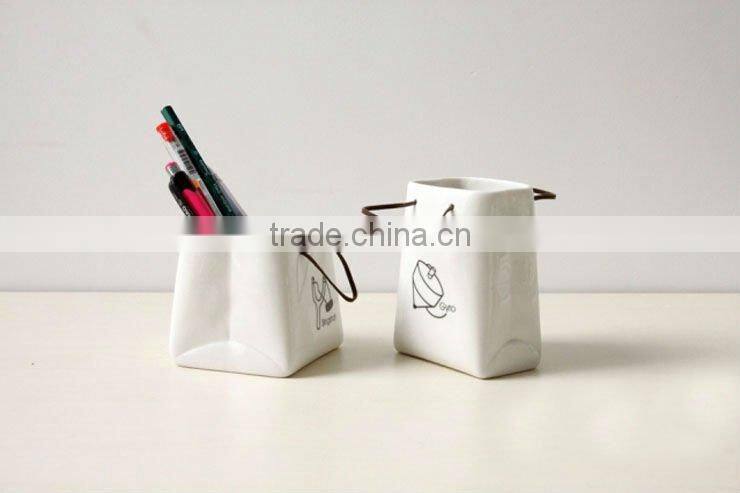 LF-591 Ceramic handbag Fashionable mini ceramic handbag