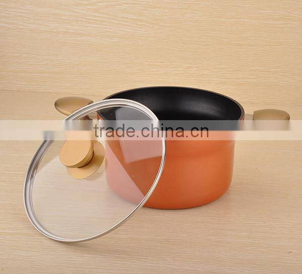 8PCS Portable Non-stick Non-toxic Coating Aluminum Cookware Set
