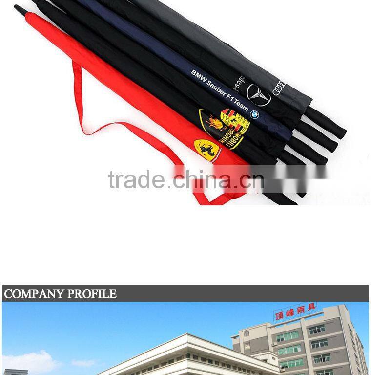 High quality outdoor automatic 3 folding rain umbrella