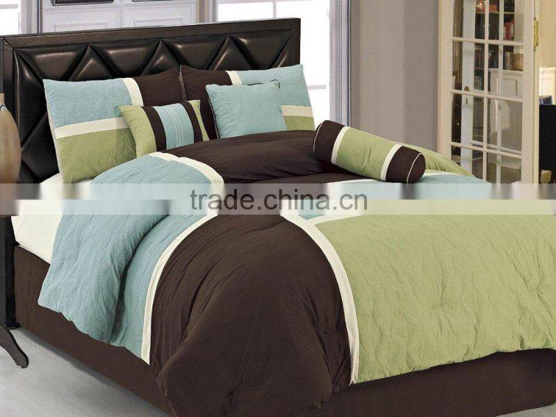 Bedding set supplier cheap top quality multi-color comforter bdding set