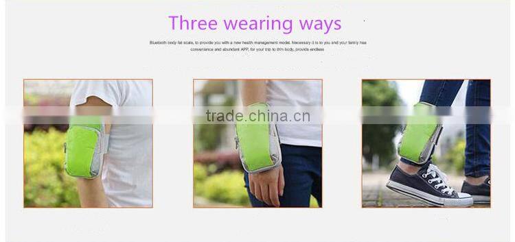 New style best selling customer armband cell phone armband canvas running armband