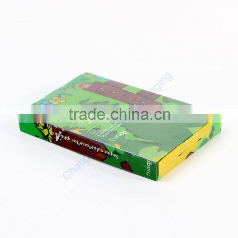 Custom Printed Clear Window Cell Phone Case Packaging Box