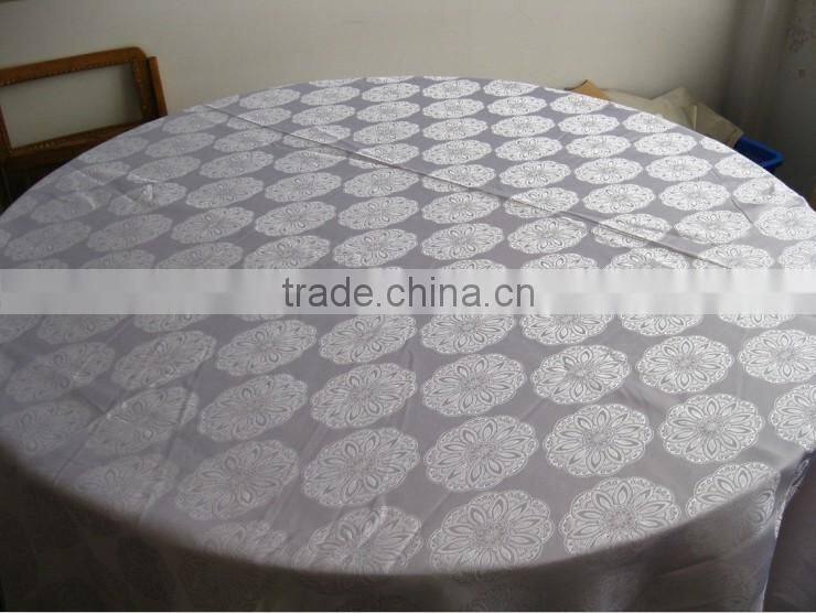 120'' High quality jacquard table cloth for hotel