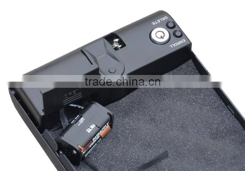 Wholesale- MS100 Biometric Fingerprint safe lock box