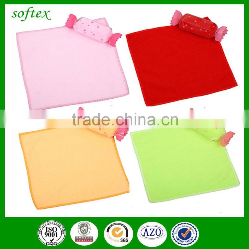 cute candy shape wedding gift towel with print