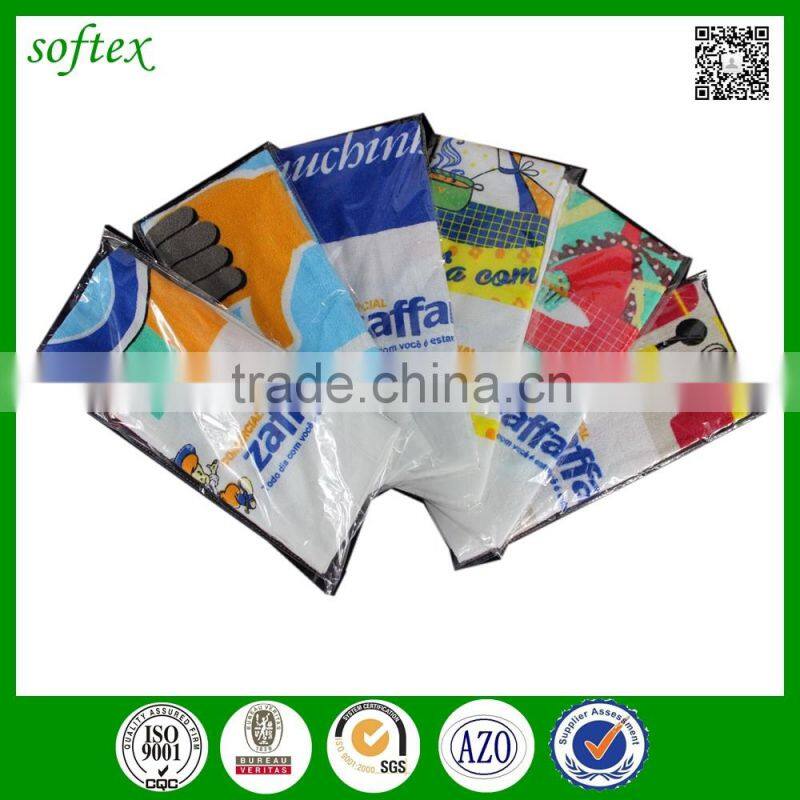 China factory wholesale oem print kitchen cloths cotton