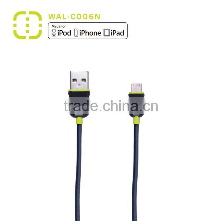 2015 New design mfi 8 pin cable certified for apple iphone6s