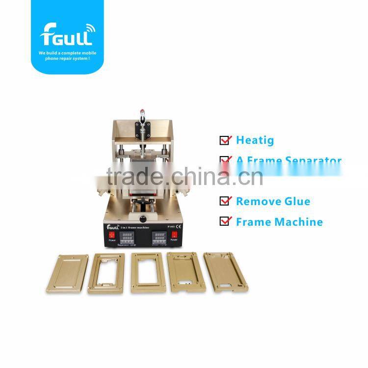 Multi function 5 In 1 LCD Separator Glue Remover Frame Bezel Laminate Machine for lcd refurbishment