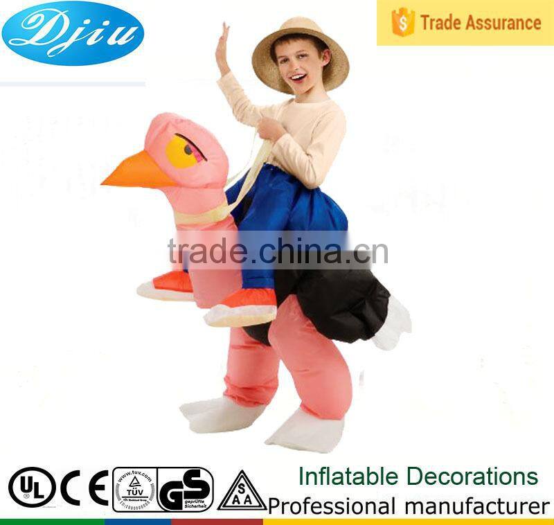 DJ-CO-145 Children party animal costumes stage props Ostrich inflatable suit