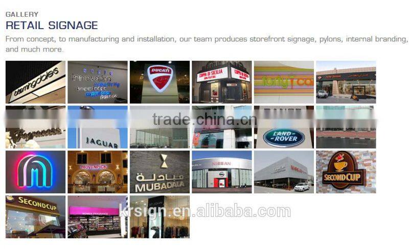 led light channel letter sign, led sign board